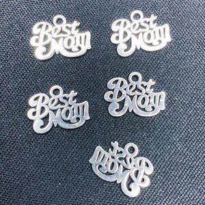 Best Mom Charm Stainless Steel